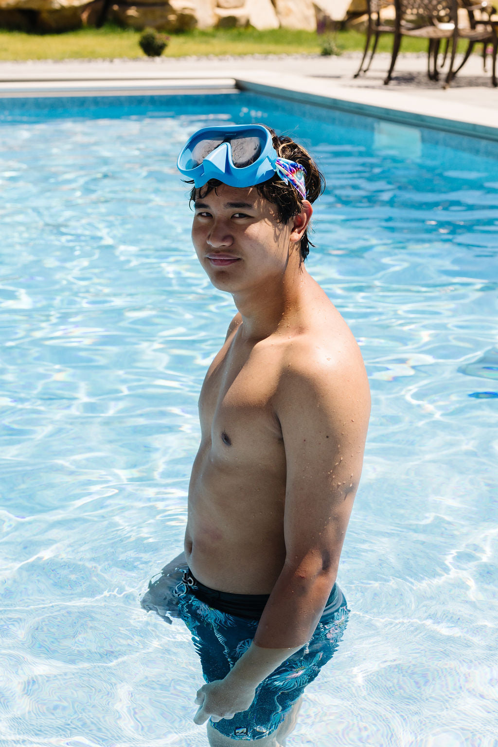 Tie Dye Adult Swim Mask