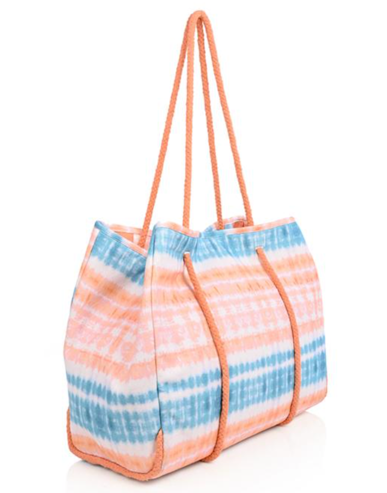 Coral Reef Tie Dye Tote - Splash Place Swim Goggles