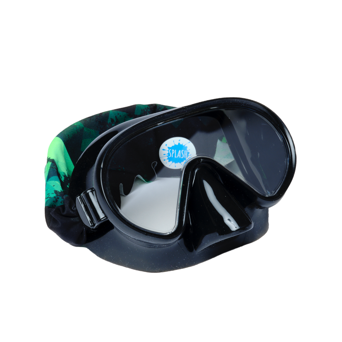 Green Fusion Swim Mask - Splash Place Swim Goggles