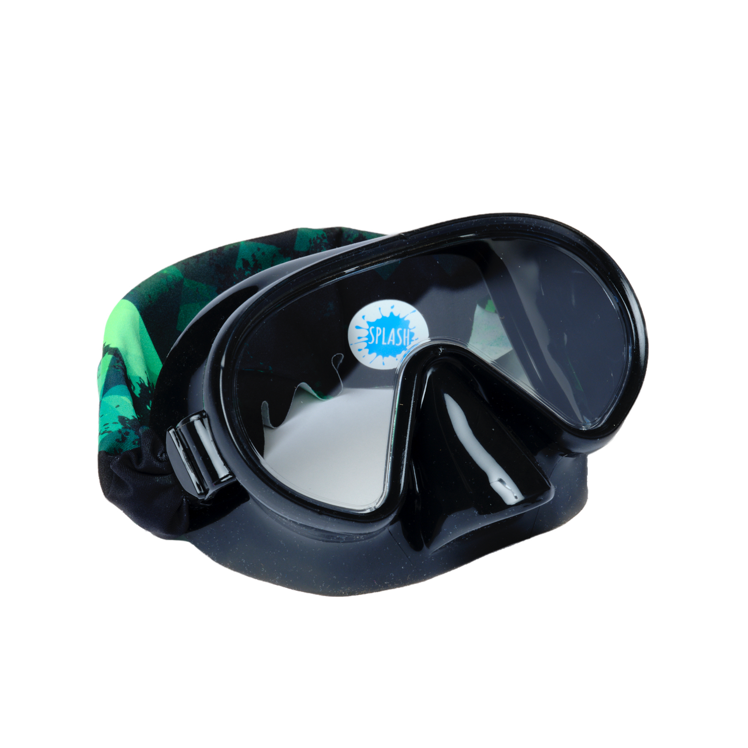 Green Fusion Swim Mask - Splash Place Swim Goggles