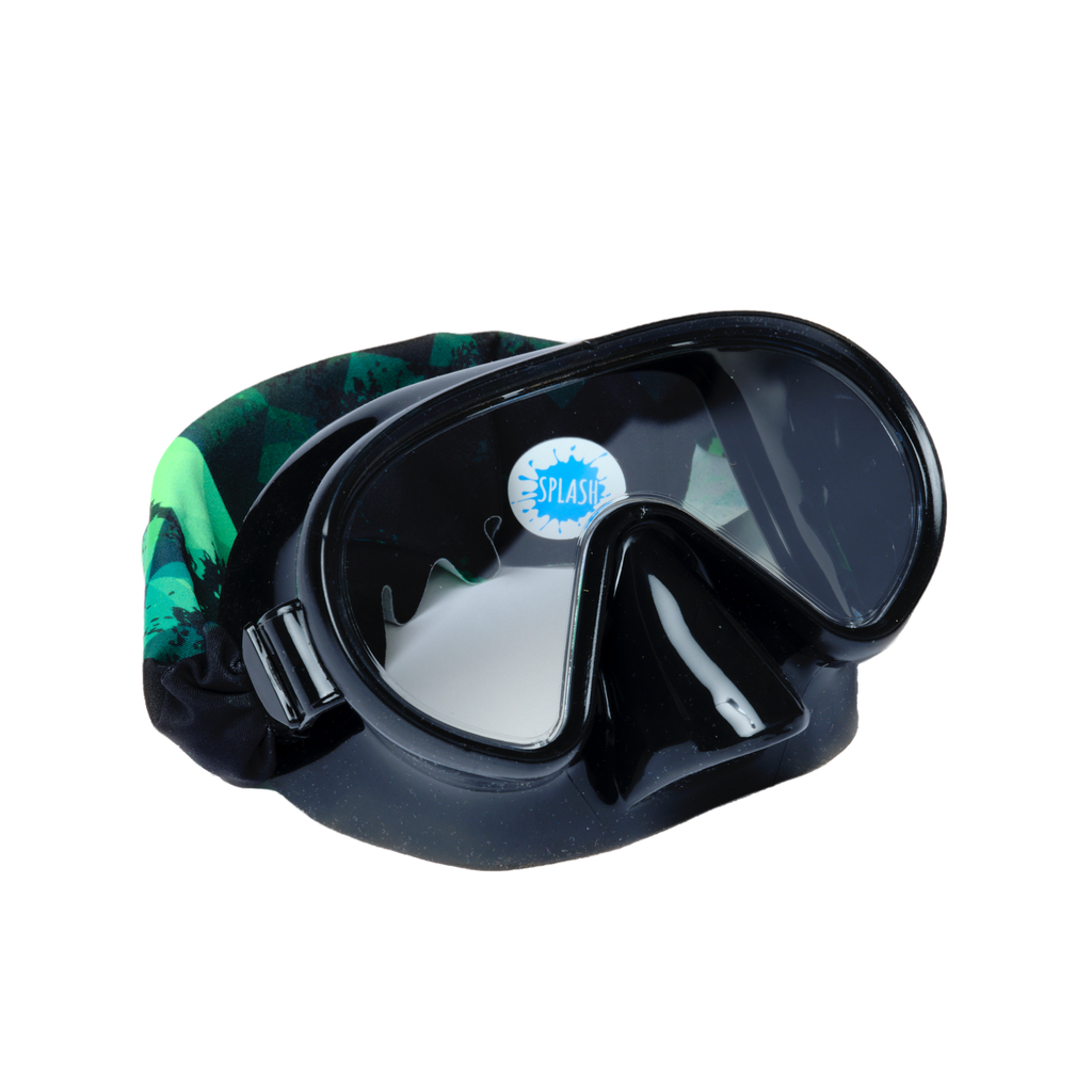 Green Fusion Swim Mask - Splash Place Swim Goggles
