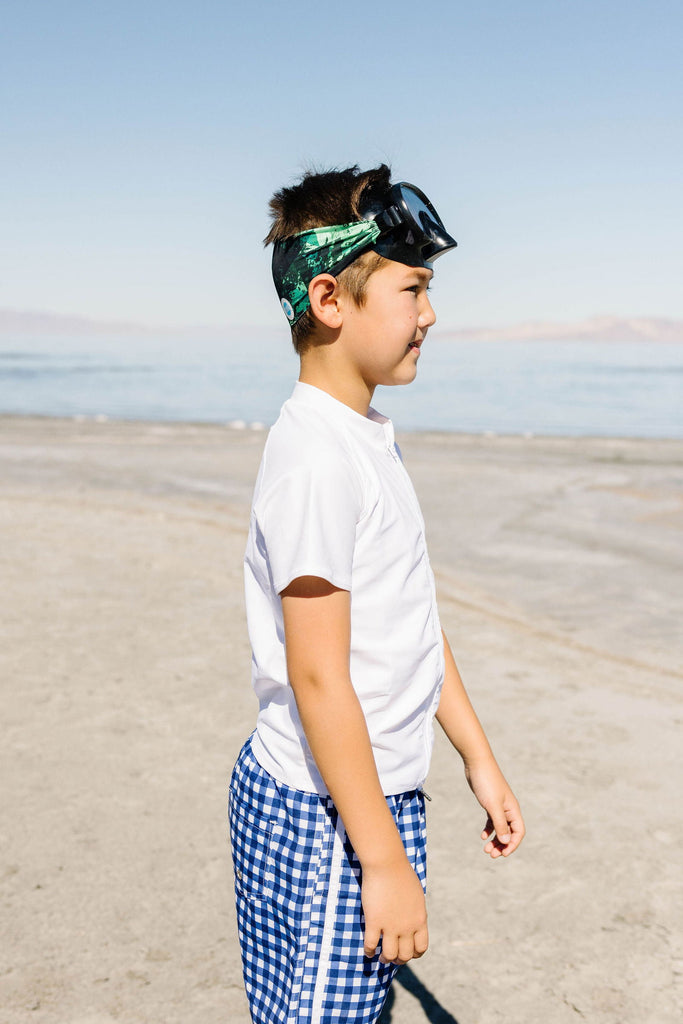 Green Fusion Swim Mask - Splash Place Swim Goggles