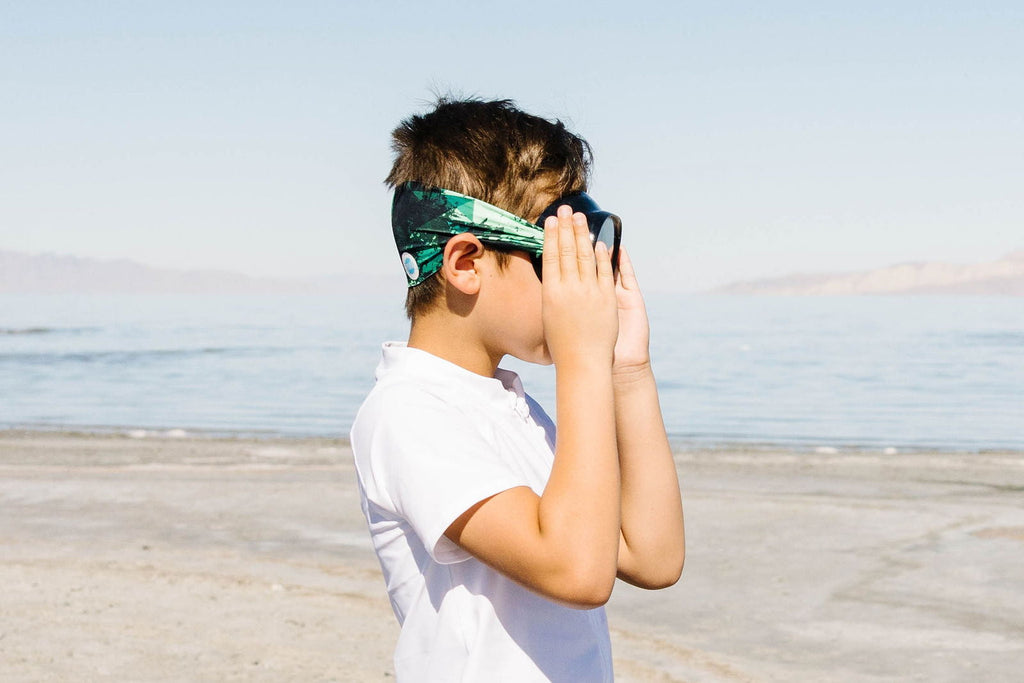 Green Fusion Swim Mask - Splash Place Swim Goggles