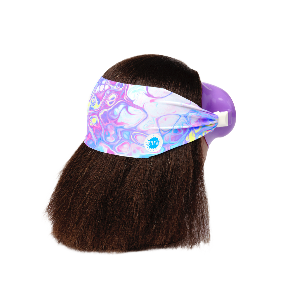 Pastel Swirl Swim Mask - Splash Place Swim Goggles
