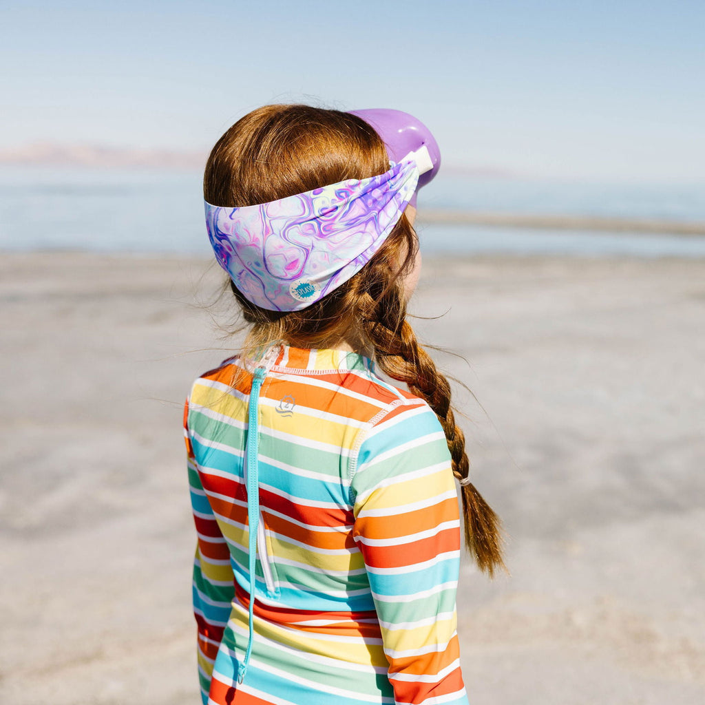 Pastel Swirl Swim Mask - Splash Place Swim Goggles