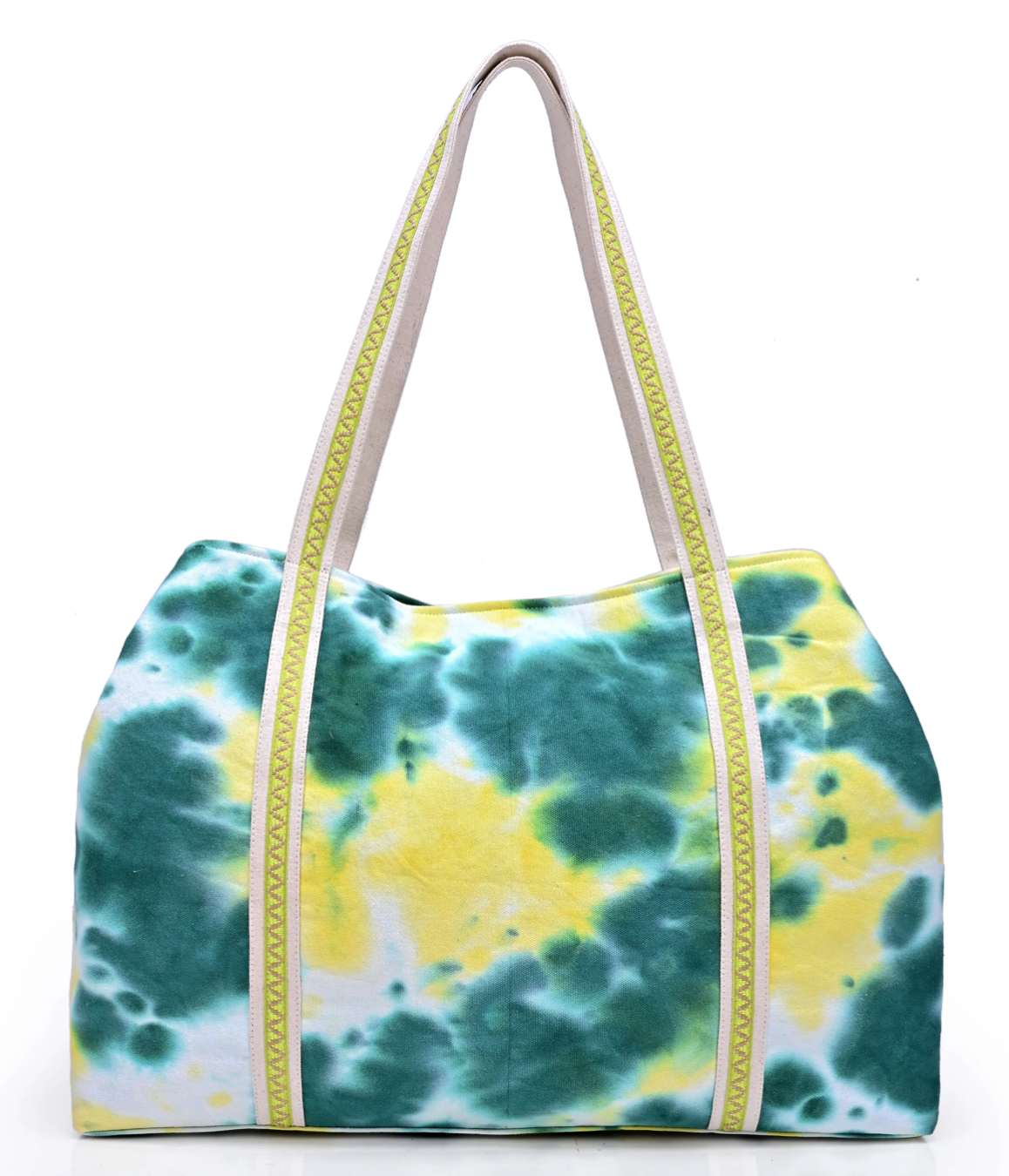 Tropical Leaf Tie Dye Tote - Splash Place Swim Goggles